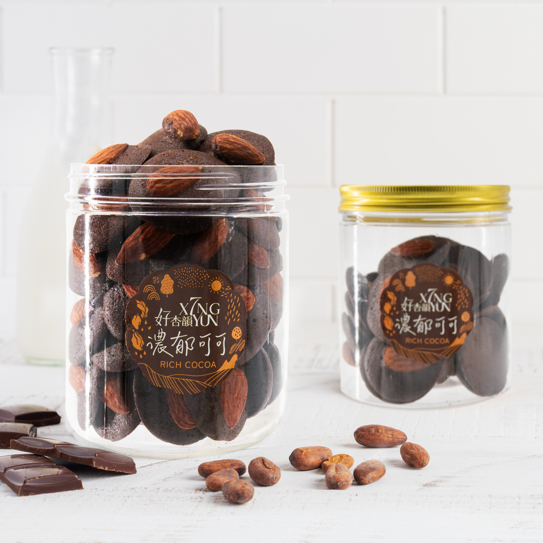 好杏韻-濃郁可可大顆杏仁堅果脆(100g)