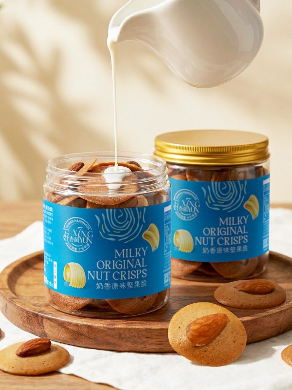 好杏韻-奶香原味大顆杏仁堅果脆(100g)